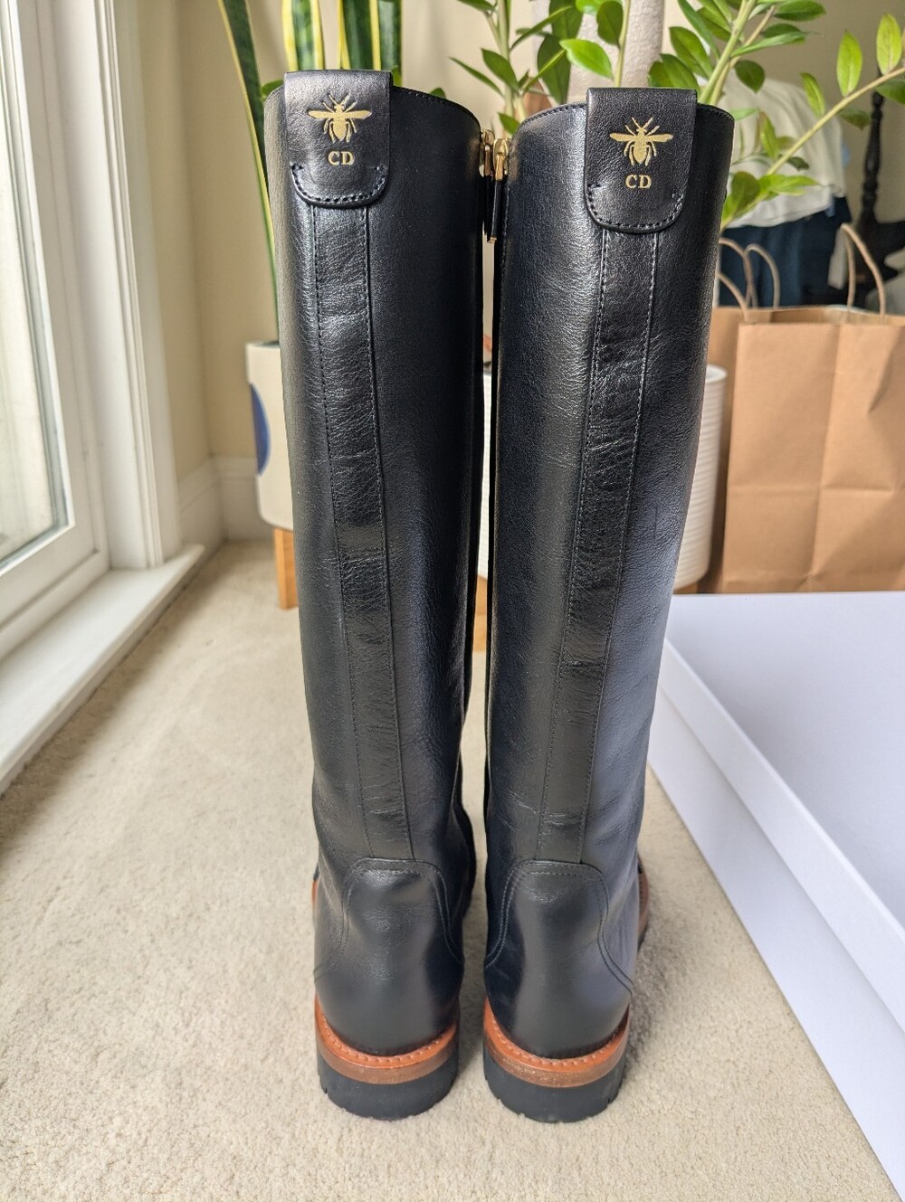 Christian Dior Wildior Leather Combat Boots - size 36.5 - Picture 4 of 13